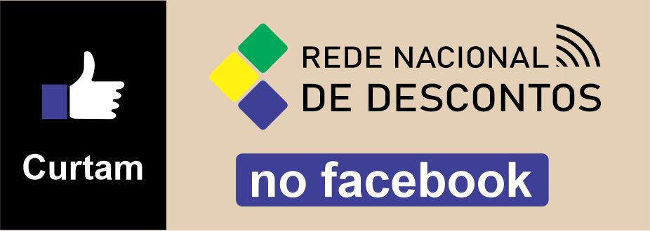 Rede Descontos no Facebook. Rede Nacional de Descontos. 